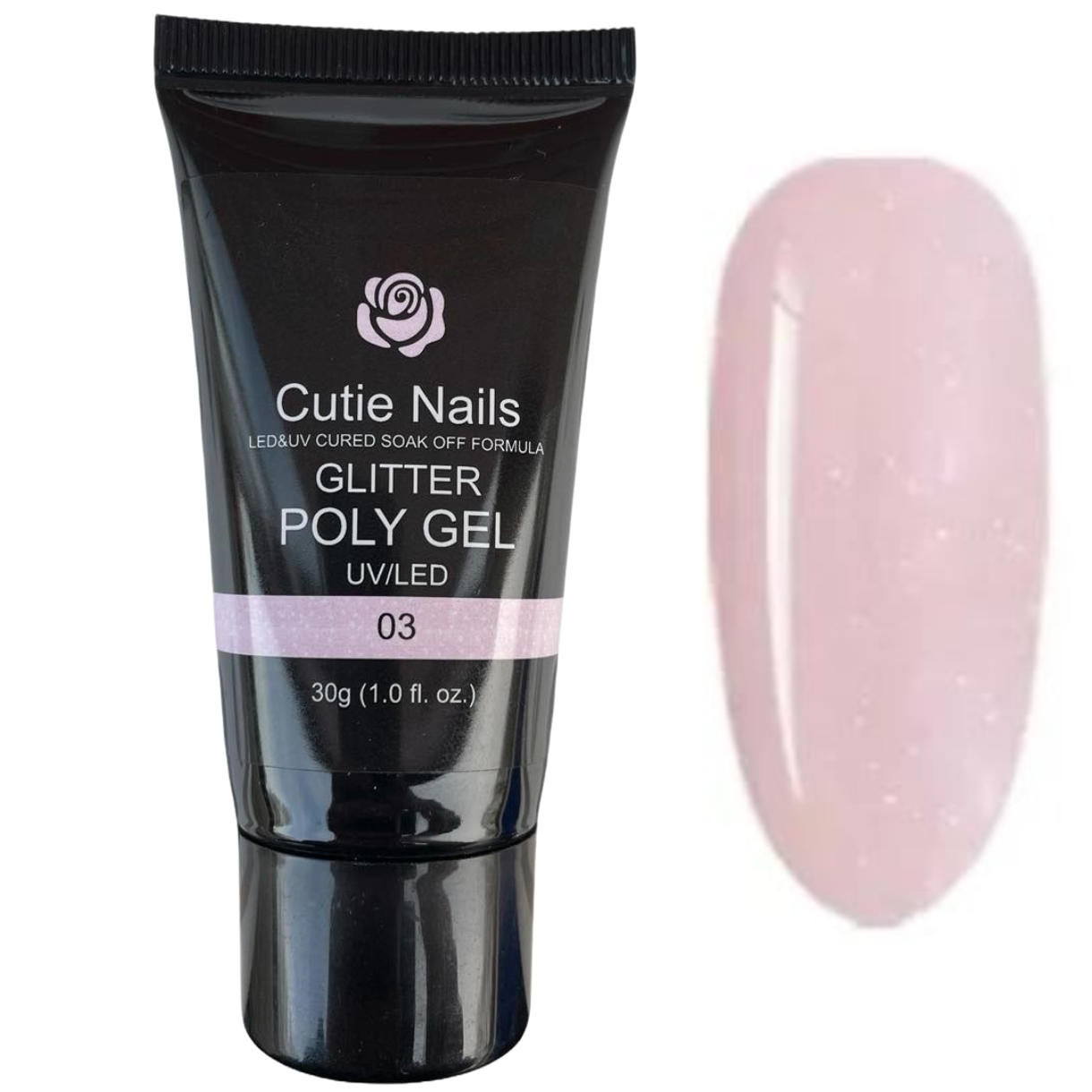 PolyGel Glitter Glamour 03