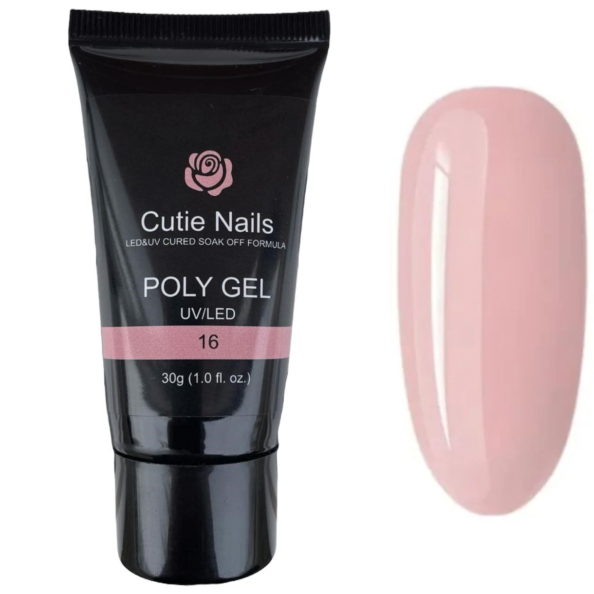 PolyGel Rosy Glow 16