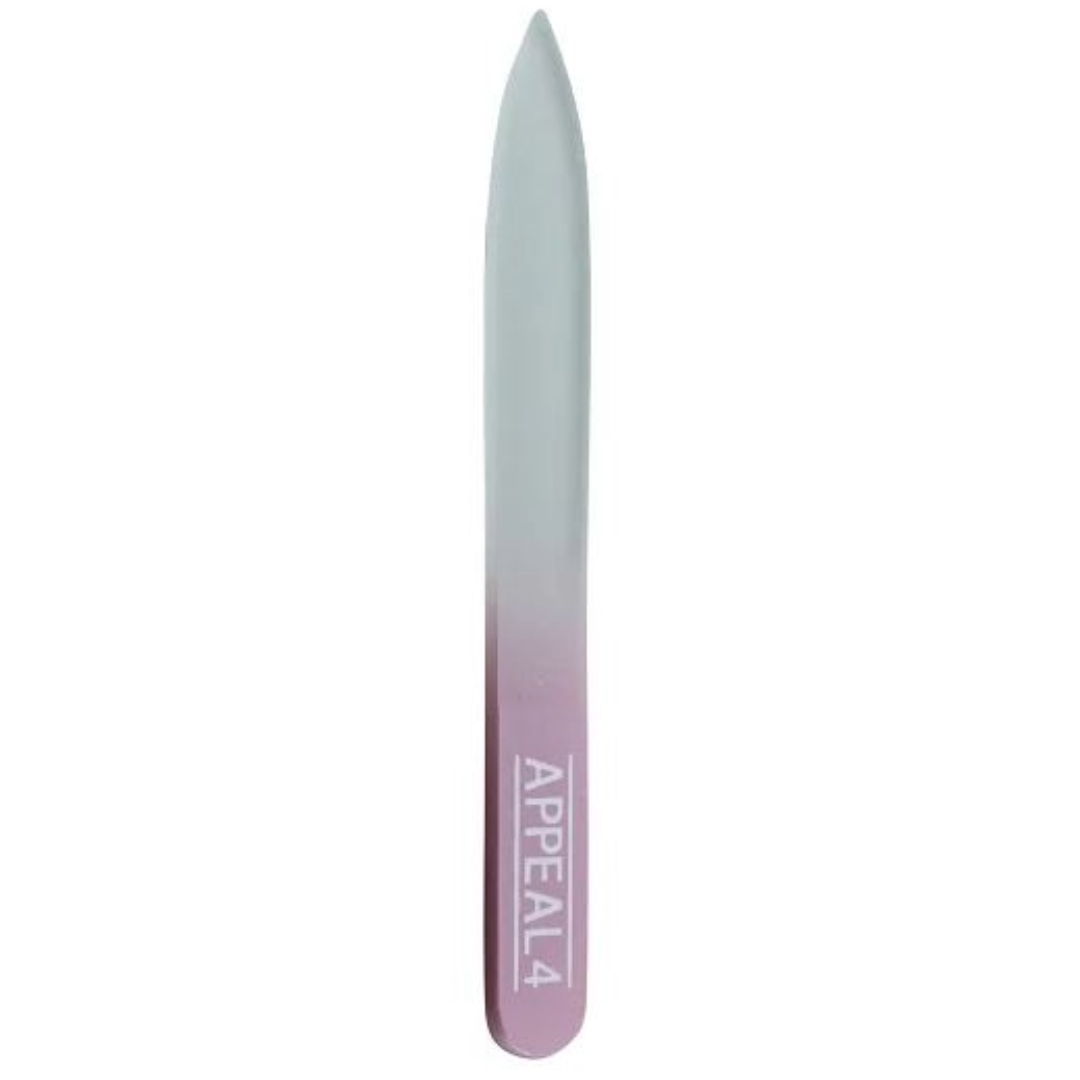 Neglefil glas 9cm lys lilla